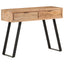 konsolbord 100x35x76 cm massivt akacietræ med naturlige kanter