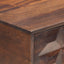 konsolbord 122x36x75 cm massivt mangotræ