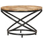 sofabord 60x60x40 cm massivt ru mangotræ sort