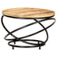 sofabord 60x60x40 cm massivt ru mangotræ sort