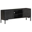 tv-skab 115x30x46 cm massivt mangotræ sort