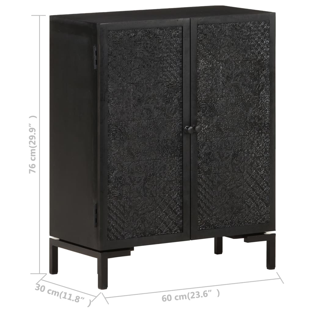 skænk 60x30x76 cm massivt mangotræ