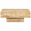 sofabord 80x80x28 cm massivt mangotræ