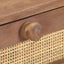konsolbord 100x35x76 cm massivt mangotræ
