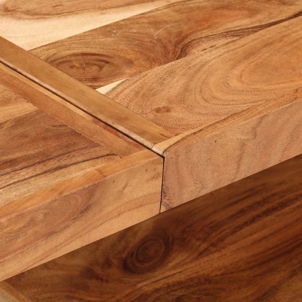 konsolbord 150x30x75 cm massivt akacietræ