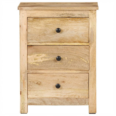 sengebord 45x35x60 cm massivt mangotræ
