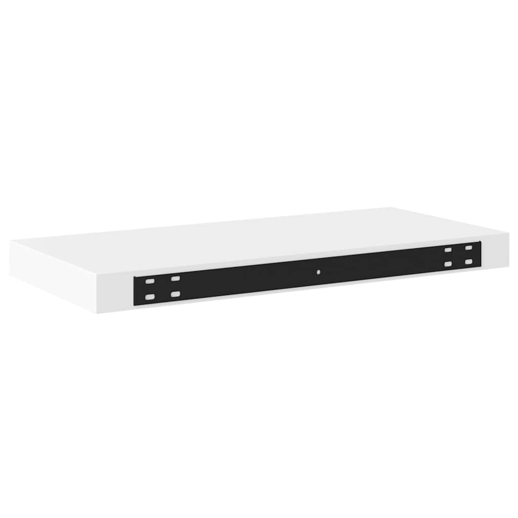 væghylder 2 stk. 50x23,5x3,8 cm MDF hvid
