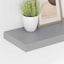 væghylde 50x23,5x3,8 cm MDF grå