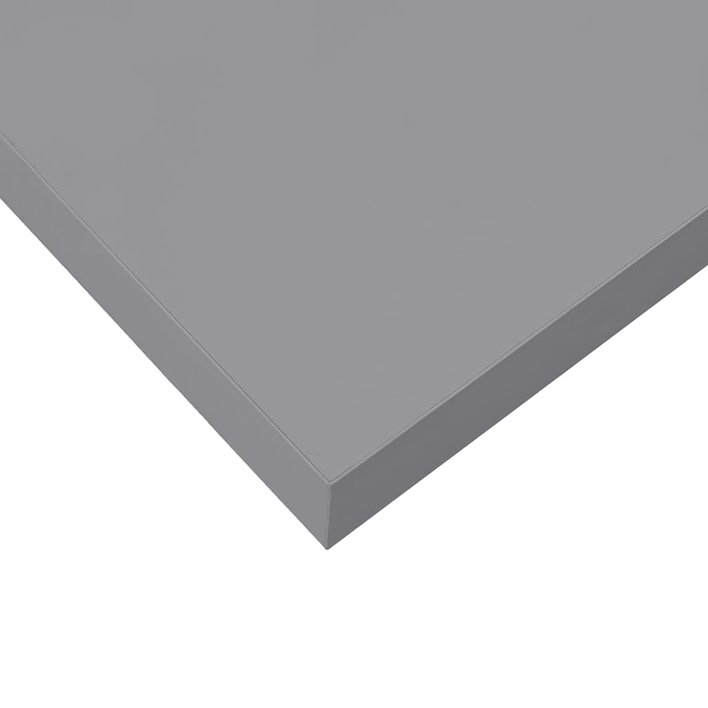væghylde 90x23,5x3,8 cm MDF grå