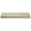 væghylder 2 stk. 50x23,5x3,8 cm MDF egetræsfarve
