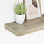 væghylder 4 stk. 50x23x3,8 cm MDF egetræsfarve