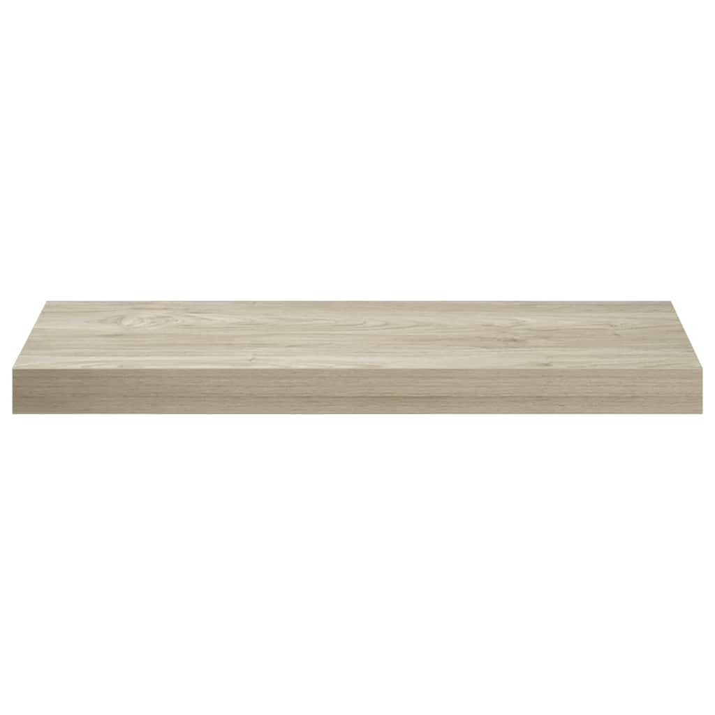 væghylder 4 stk. 60x23,5x3,8 cm MDF egetræsfarve