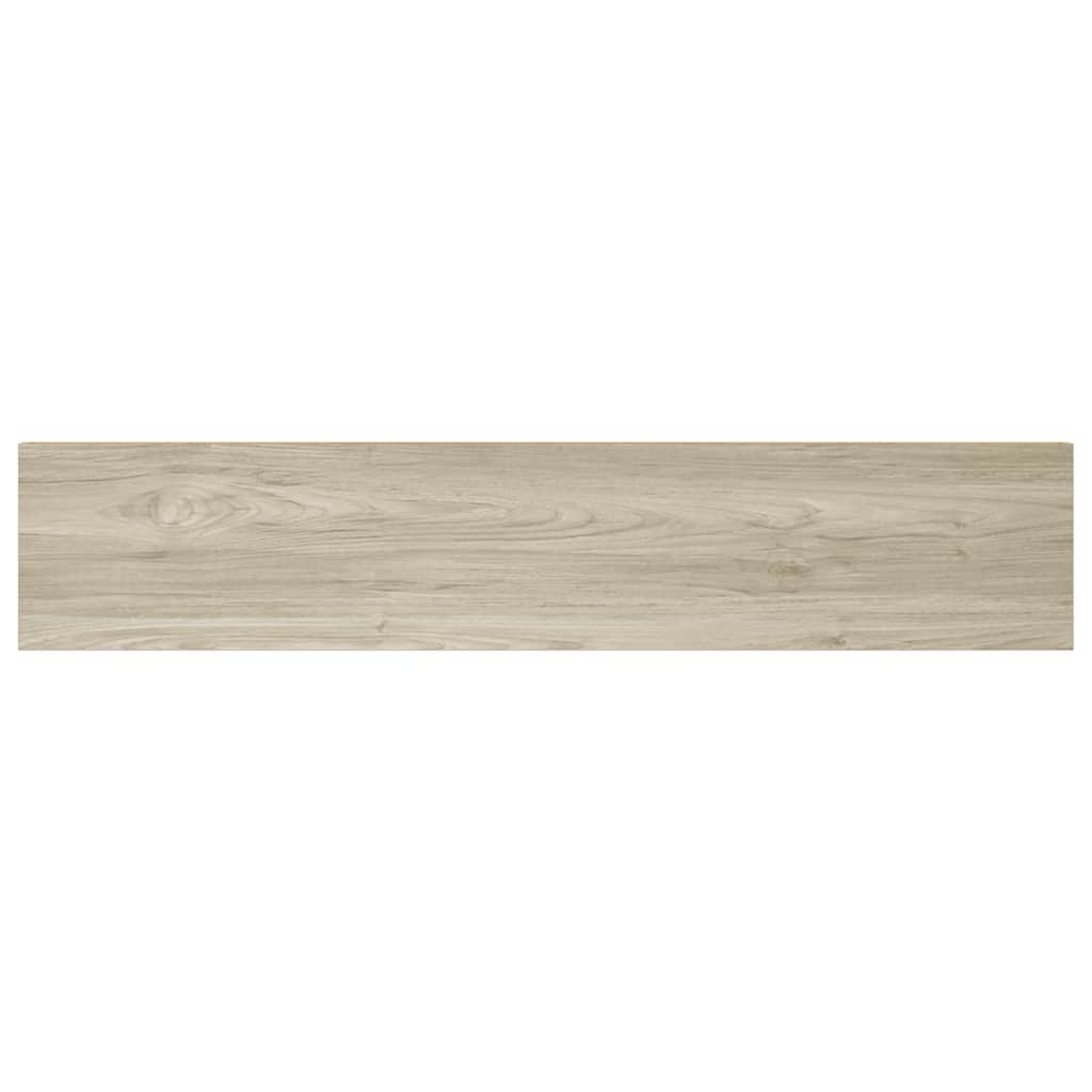 væghylder 4 stk. 120x23,5x3,8 cm MDF egetræsfarve