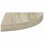 hjørnehylder 2 stk. 25x25x3,8 cm MDF sort