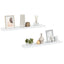 gallerihylder 2 stk. 60x9x3 cm MDF hvid