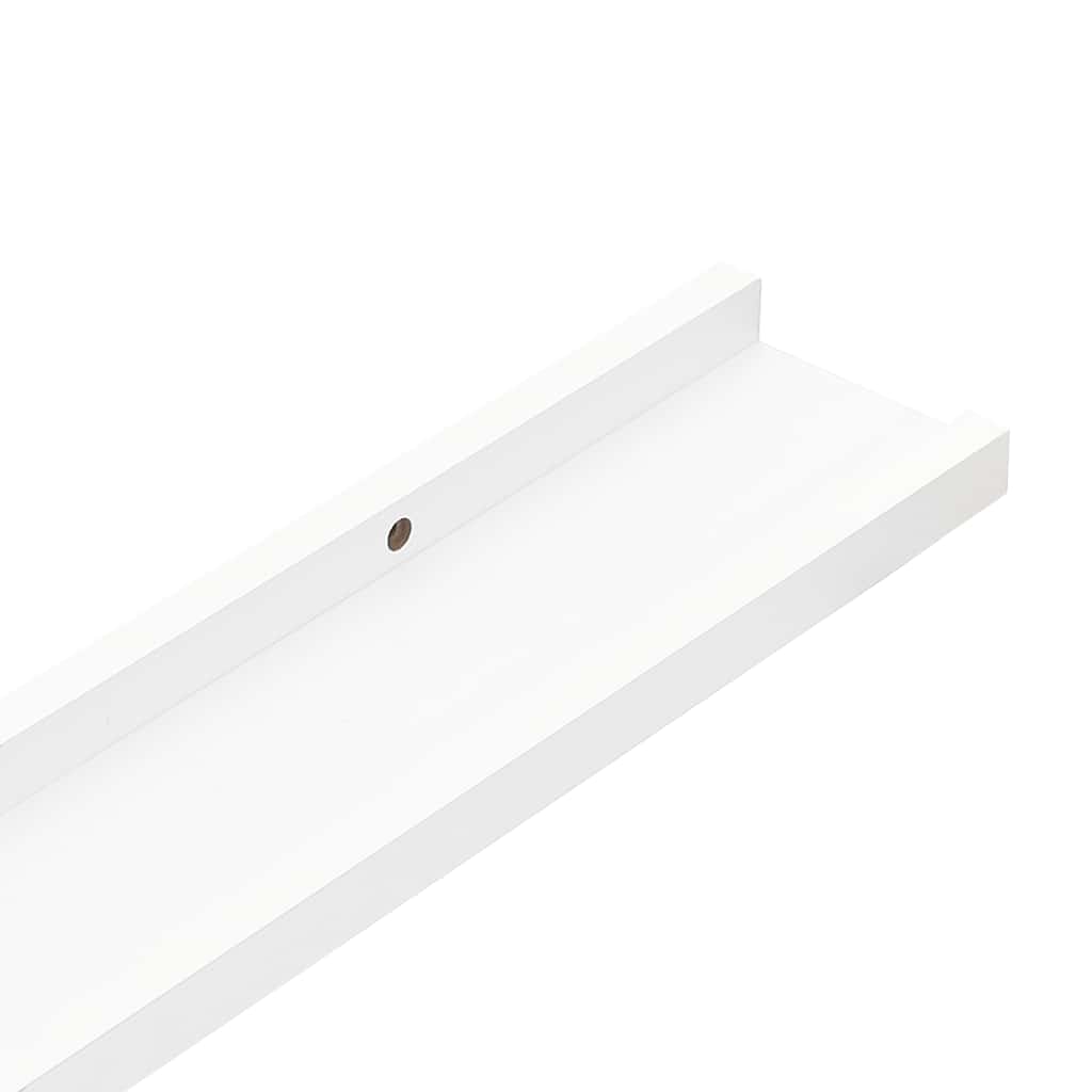 gallerihylder 2 stk. 60x9x3 cm MDF hvid
