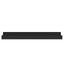gallerihylder 2 stk. 40x9x3 cm MDF sort