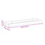 gallerihylder 2 stk. 40x9x3 cm MDF grå