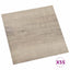 Gulvplanker 55 pcs Gråbrun 5,11 m² PVC
