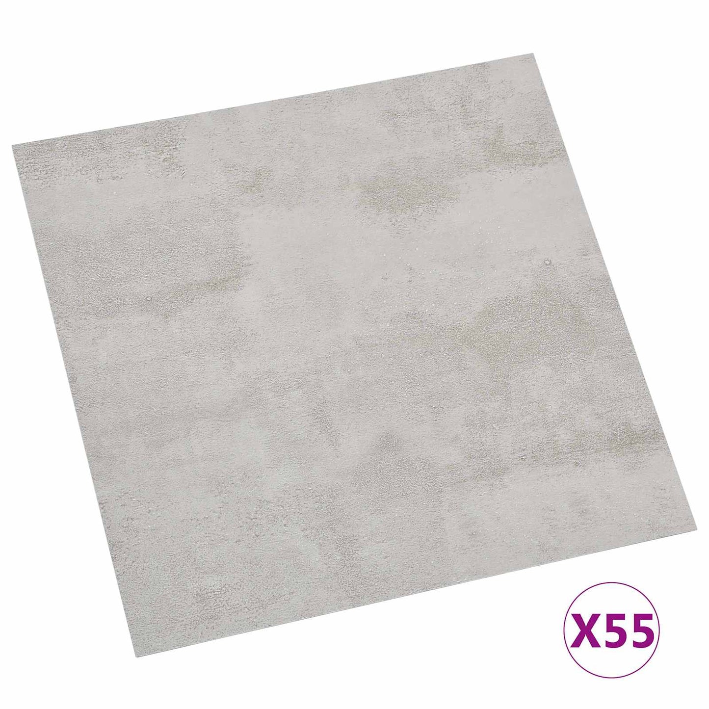 Gulvplanker Grå og Lys Grå 5,11 m² 55 stk. PVC
