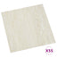 Gulvplanker Cremehvid 5,11 m² 55 stk. PVC