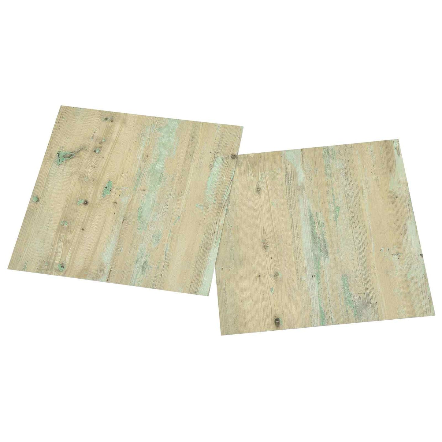 Gulvplanker 5,11 m² 55 pcs PVC Hvid og Lysbrunt