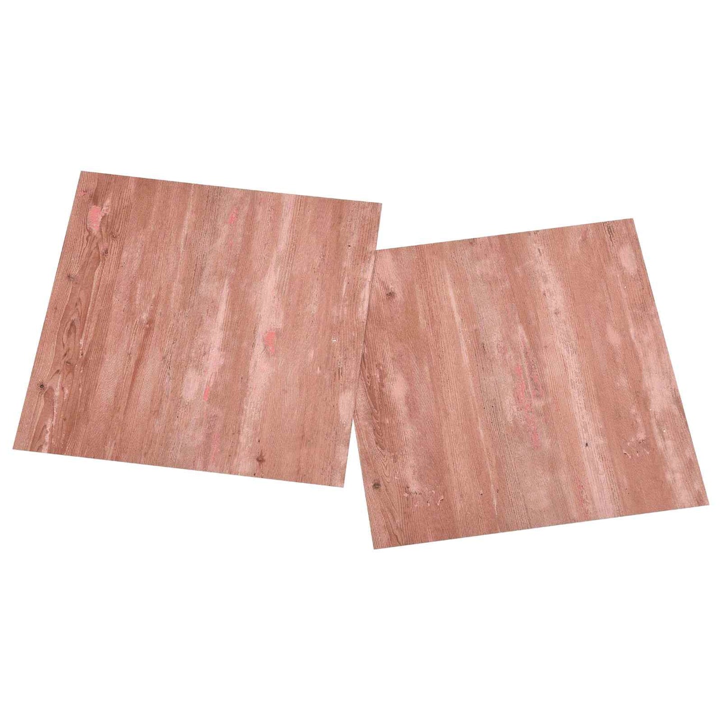 Gulvplanker 55 pcs Rød 5,11 m² PVC