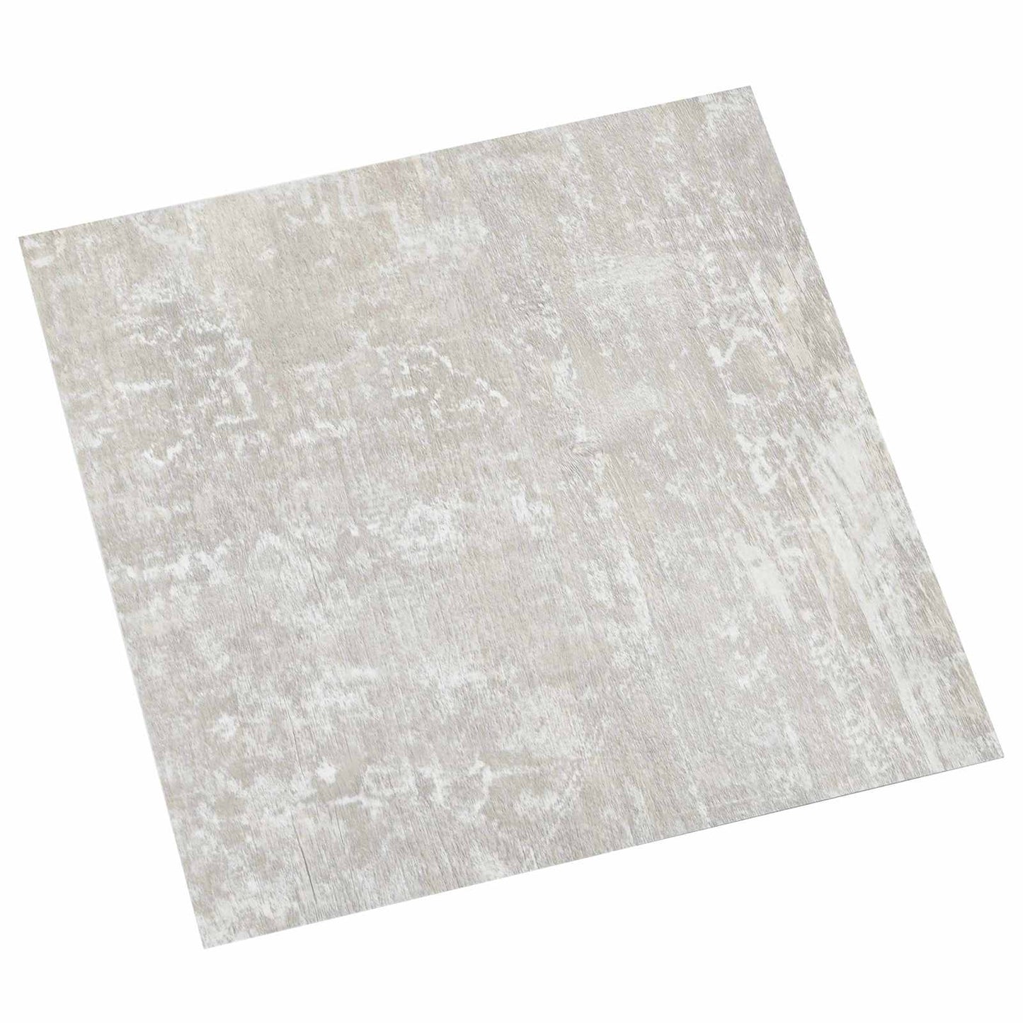 Gulvplanker 5,11 m² 55 pcs PVC Hvid og træ