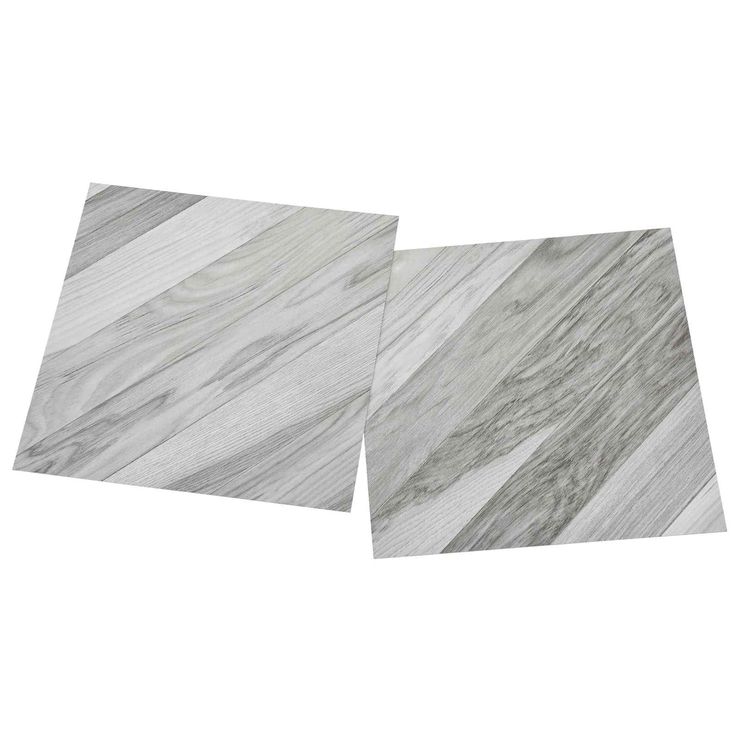 Gulvplanker 55 pcs Grå 5,11 m² PVC