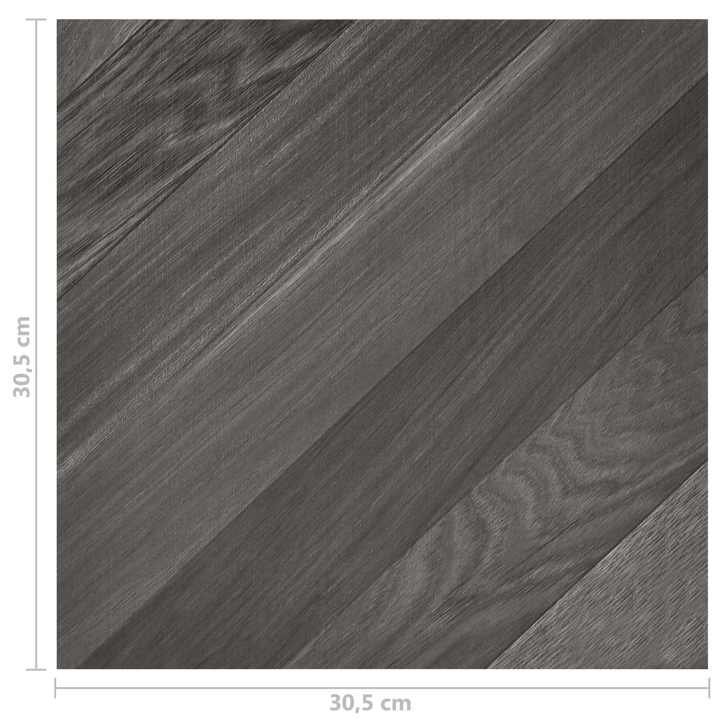 Gulvplanker 55 pcs Grå 5,11 m² PVC