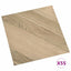 Gulvplanker 55 pcs Brun 5,11 m² PVC