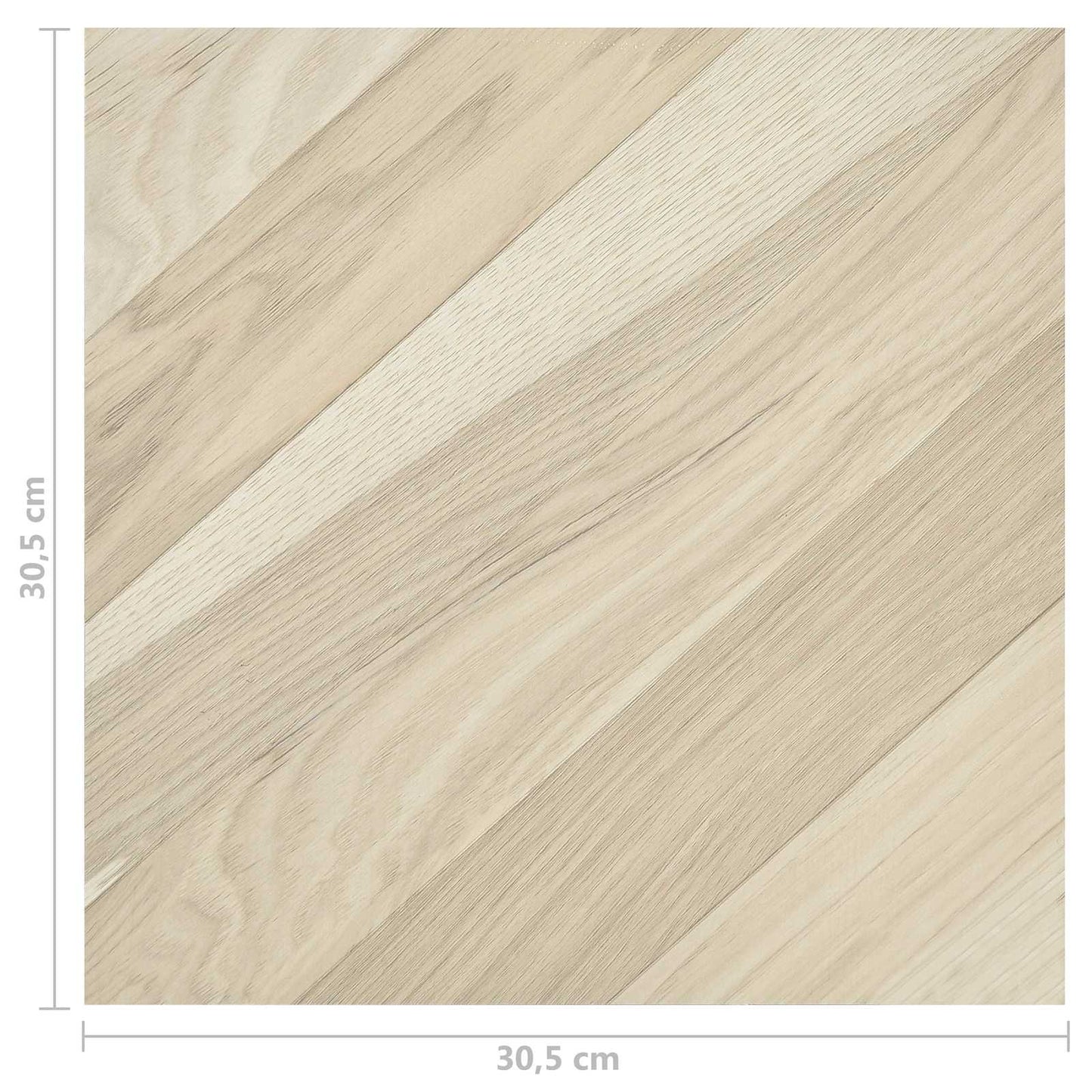 Gulvplanker 55 pcs Beige 5,11 m² PVC