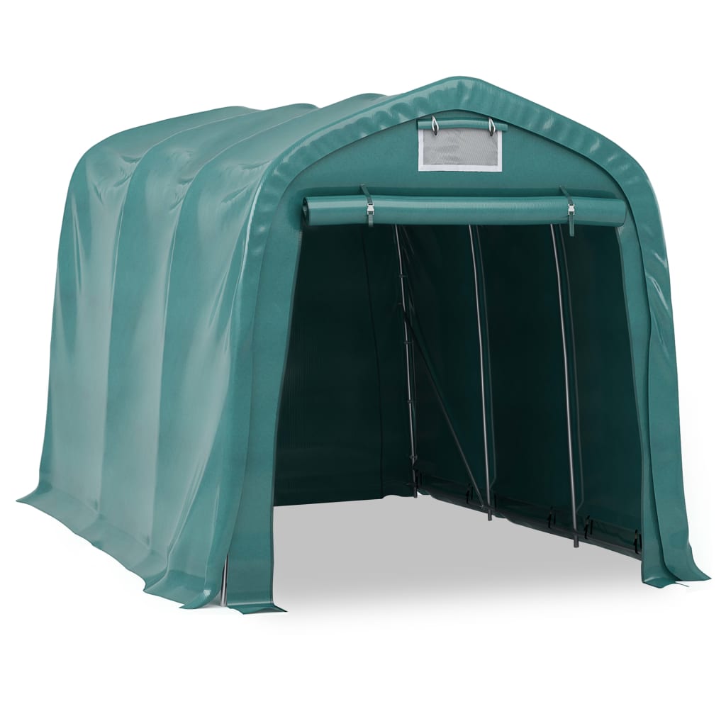 garagetelt 2,4x3,6 m PVC grøn