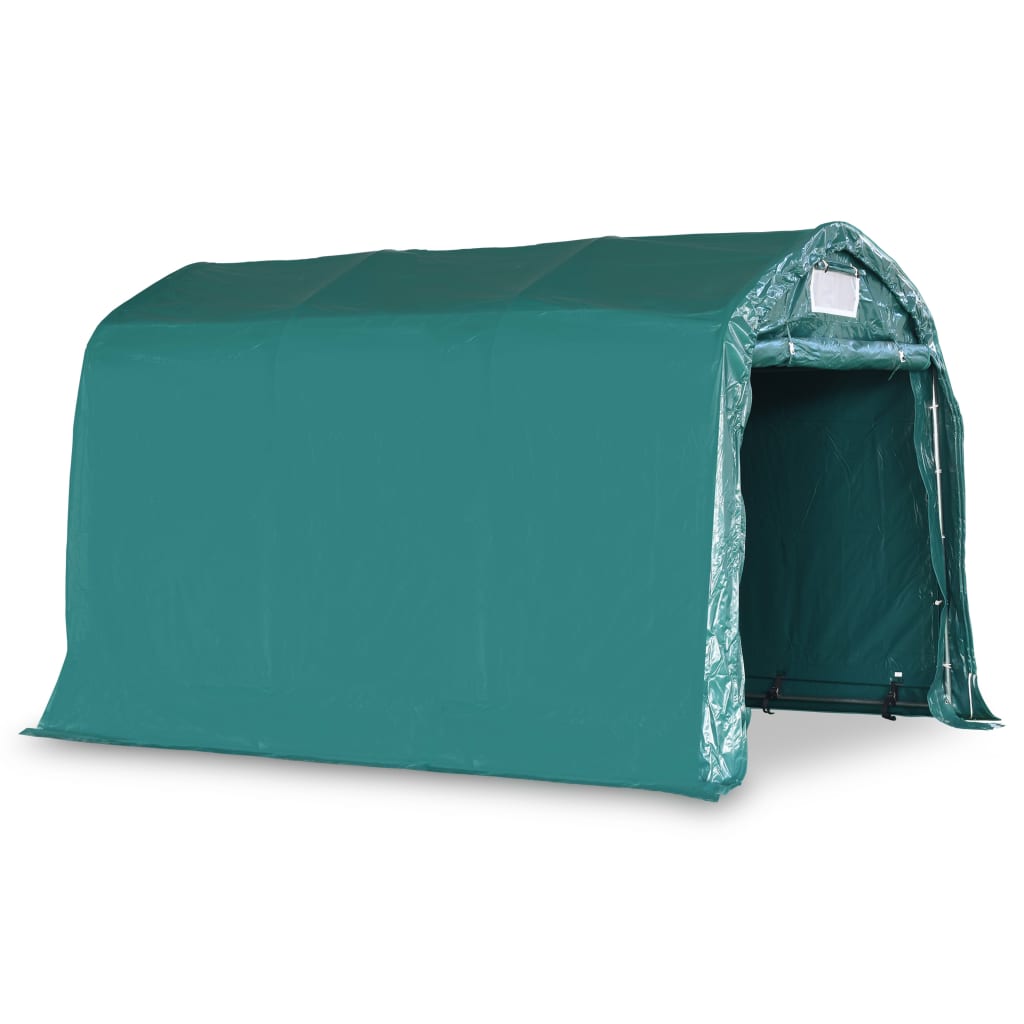 garagetelt 2,4x3,6 m PVC grøn