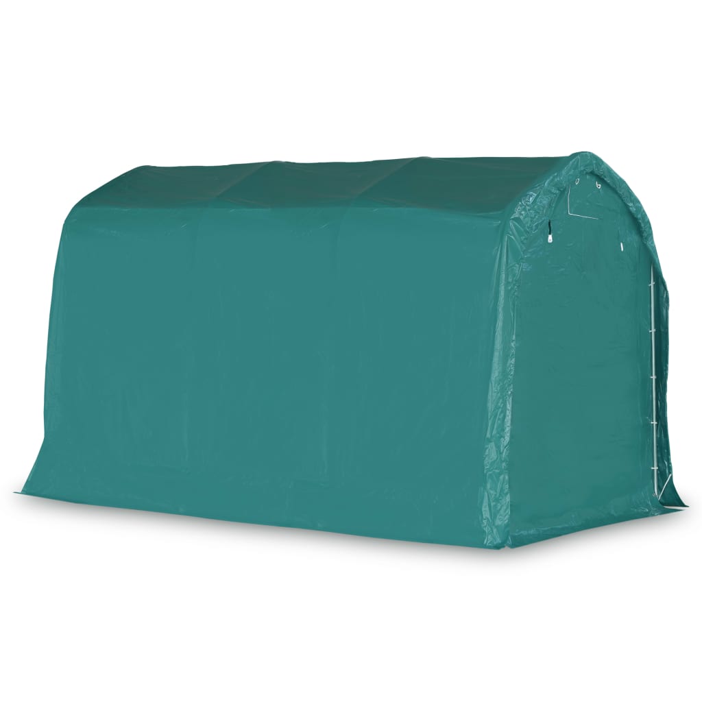 garagetelt 2,4x3,6 m PVC grøn