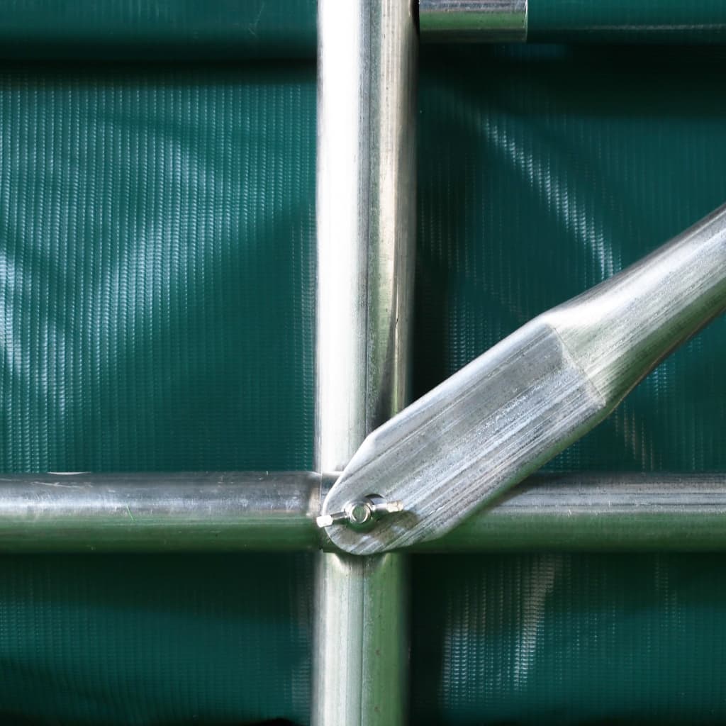 garagetelt 2,4x3,6 m PVC grøn