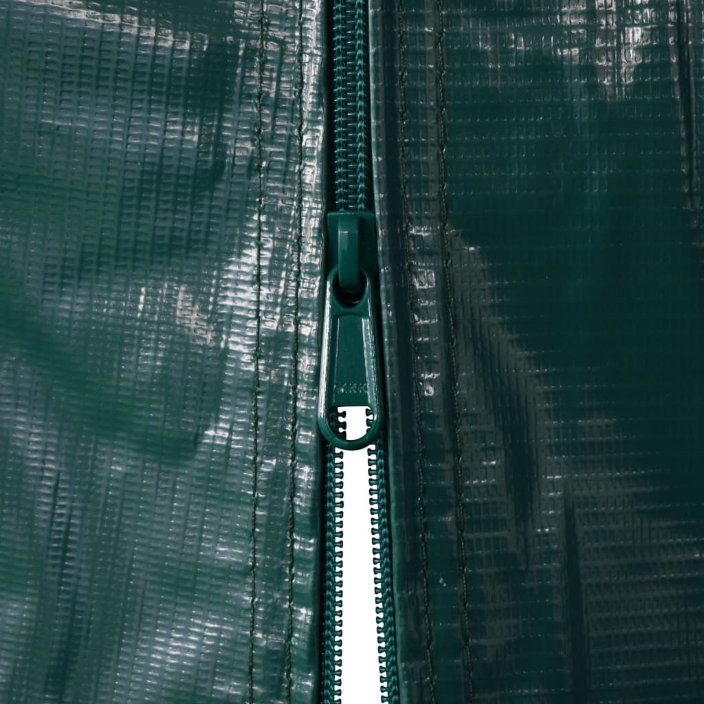garagetelt 2,4x3,6 m PVC grøn
