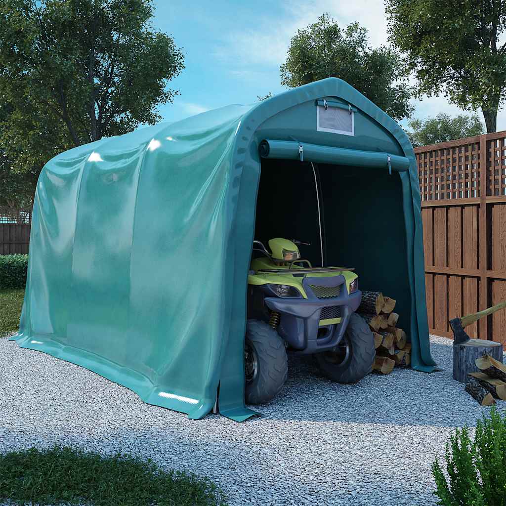 garagetelt 2,4x3,6 m PVC grøn