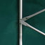 læskur til husdyr 3,7x3,7 m PVC grøn