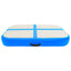 oppustelig gymnastikmåtte med pumpe 60x100x10 cm PVC blå
