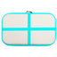 oppustelig gymnastikmåtte med pumpe 60x100x15 cm PVC grøn