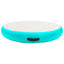 oppustelig gymnastikmåtte med pumpe 100x100x10 cm PVC grøn