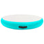 oppustelig gymnastikmåtte med pumpe 100x100x20 cm PVC grøn