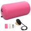 oppustelig gymnastikrulle med pumpe 120x90 cm PVC lyserød