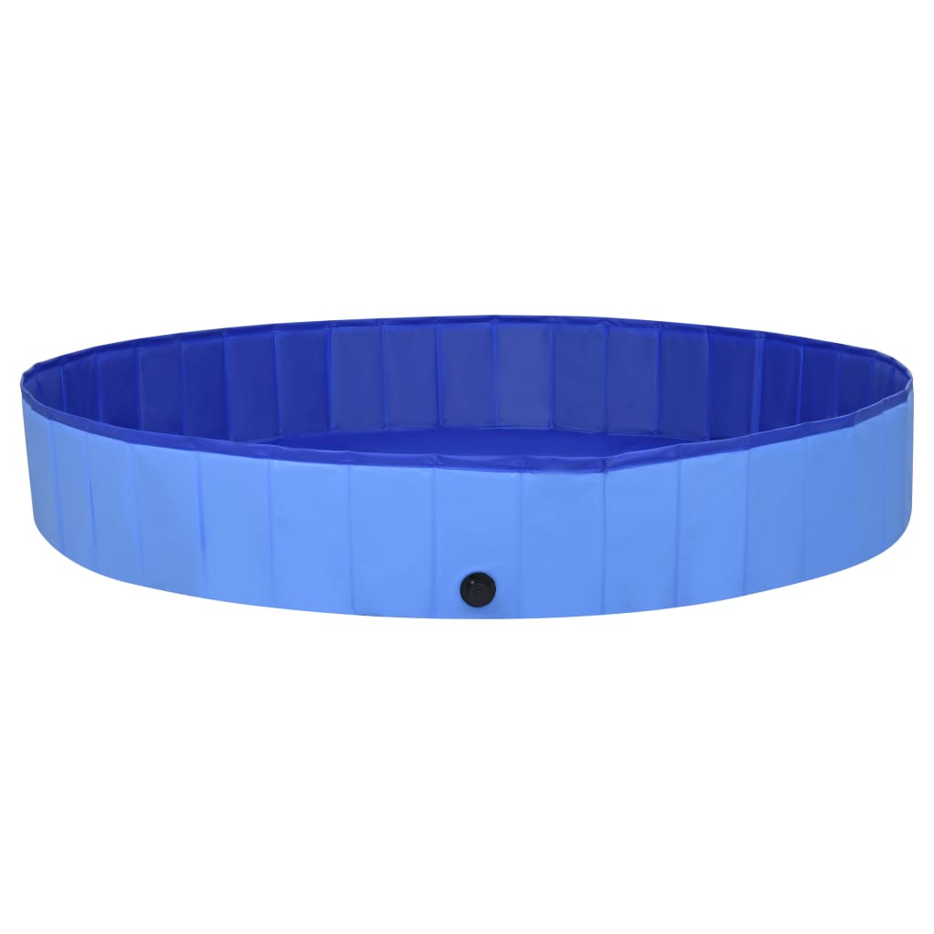 foldbart hundebassin 200x30 cm PVC blå