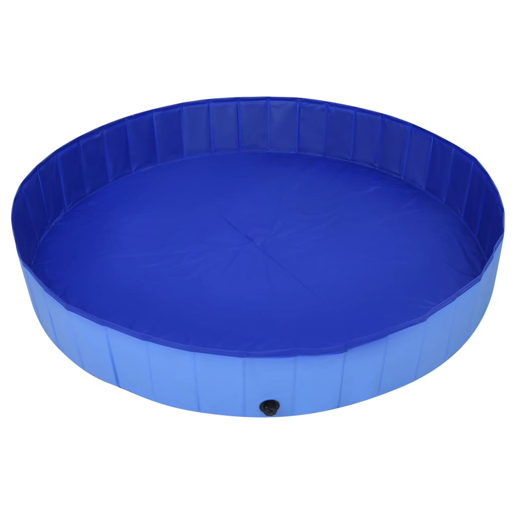 foldbart hundebassin 200x30 cm PVC blå