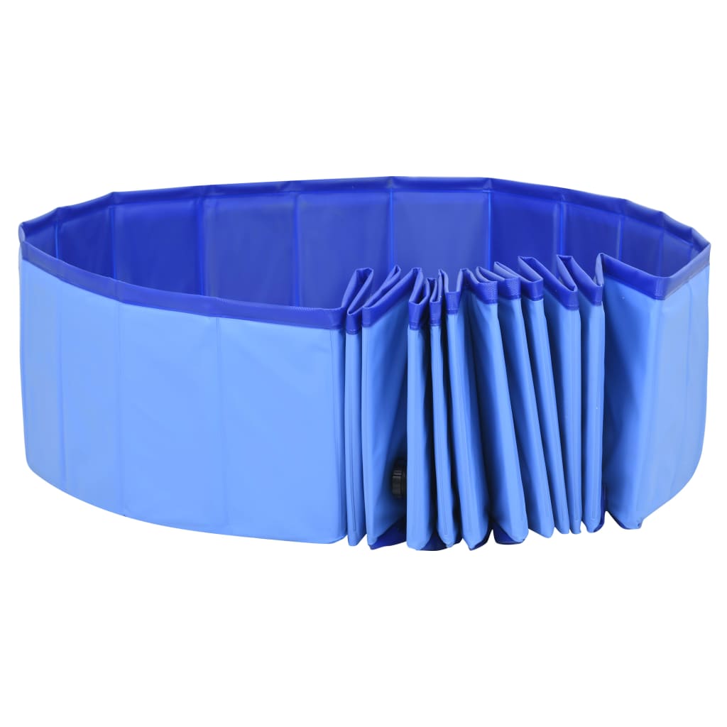foldbart hundebassin 200x30 cm PVC blå