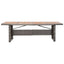 havebord 240x90x74 cm polyrattan og akacietræ