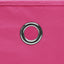opbevaringskasser med låg 10 stk. 28x28x28 cm pink