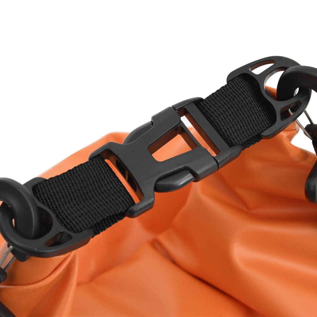 vandtæt tørpose m. lynlås 30 l PVC orange